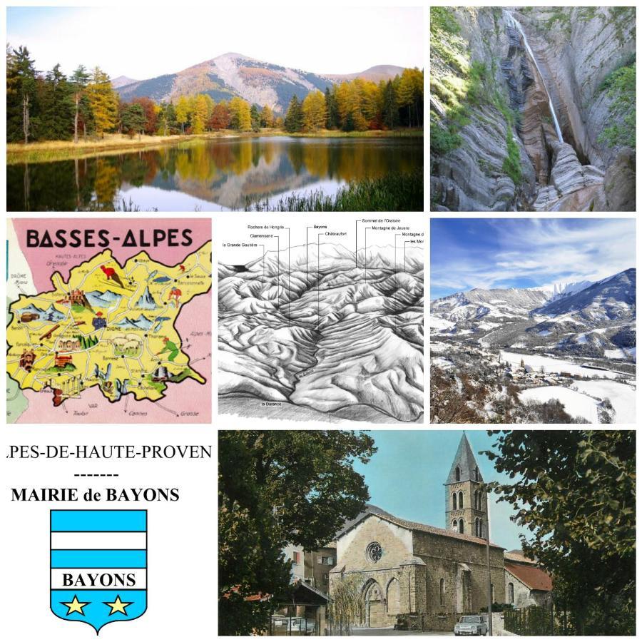 Gite La Taniere Des Alpes Bayons Exterior photo