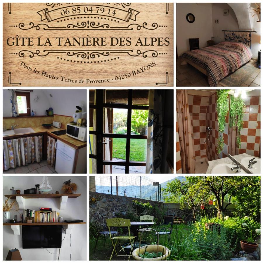 Gite La Taniere Des Alpes Bayons Exterior photo